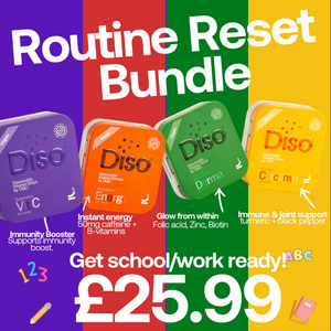 Diso® Routine Reset Bundle | Energy Boost | Immunity | Skin Hydration & Radiance | Joints & Muscles